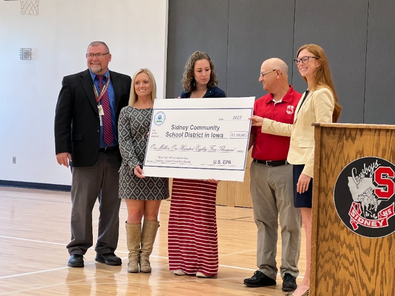 Sidney Community School District EPA awarded Sidney CSD Electric
